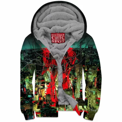 Comic Zip-Fleece-Hoodie, Spawn Zip-Fleece-Hoodie