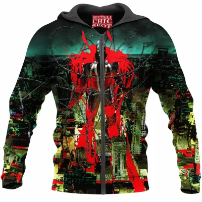 Comic Zip-Hoodie, Spawn Zip-Hoodie