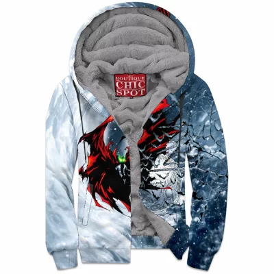 Comic Zip-Fleece-Hoodie, Spawn Zip-Fleece-Hoodie
