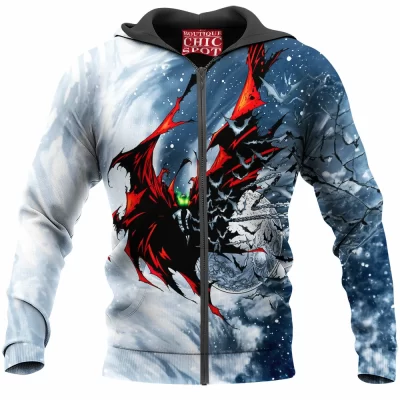 Comic Zip-Hoodie, Spawn Zip-Hoodie