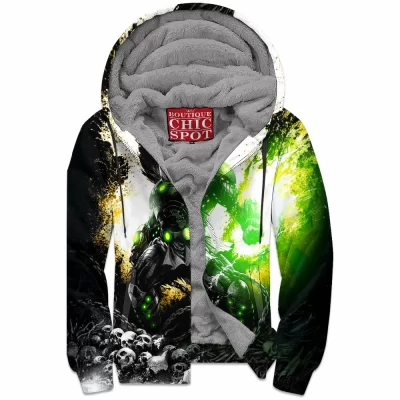 Comic Zip-Fleece-Hoodie, Spawn Zip-Fleece-Hoodie