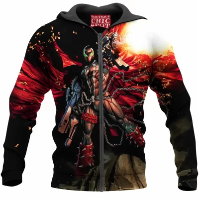 Comic Zip-Hoodie, Spawn Zip-Hoodie