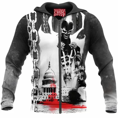 Comic Zip-Hoodie, Spawn Zip-Hoodie