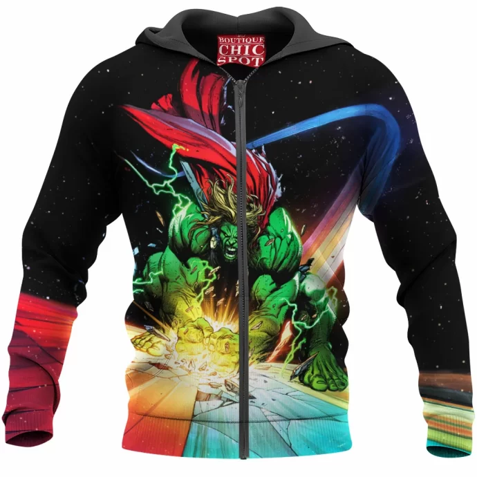 Thor x Hulk Zip Hoodie