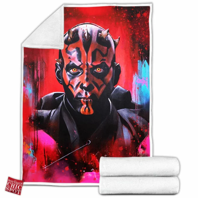 Darth Maul Fleece Blanket