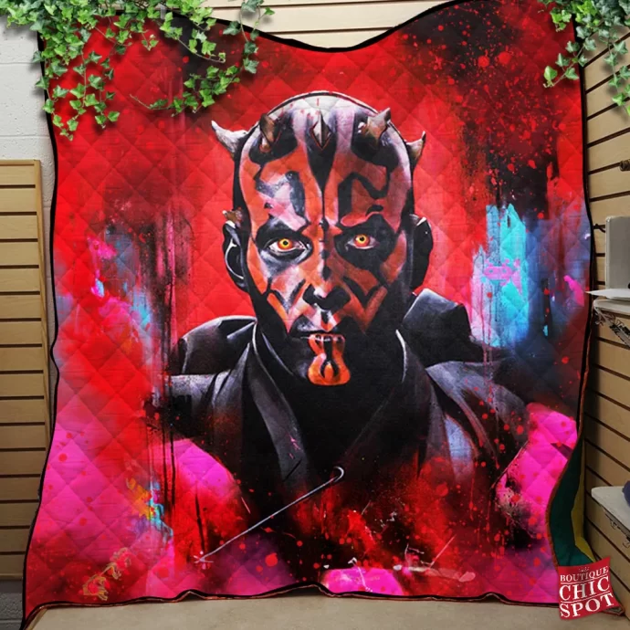 Darth Maul Quilt Blanket