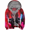 Darth Maul Zip-Fleece-Hoodie, Sci-Fi Zip-Fleece-Hoodie, Star Wars Zip-Fleece-Hoodie