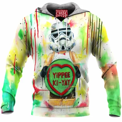 Sci-Fi Fleece-Hoodie, Star Wars Fleece-Hoodie, Stormtrooper Fleece-Hoodie