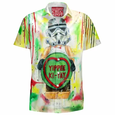 Sci-Fi Hawaiian-Shirt, Star Wars Hawaiian-Shirt, Stormtrooper Hawaiian-Shirt