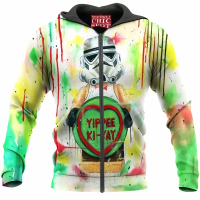Sci-Fi Zip-Hoodie, Star Wars Zip-Hoodie, Stormtrooper Zip-Hoodie