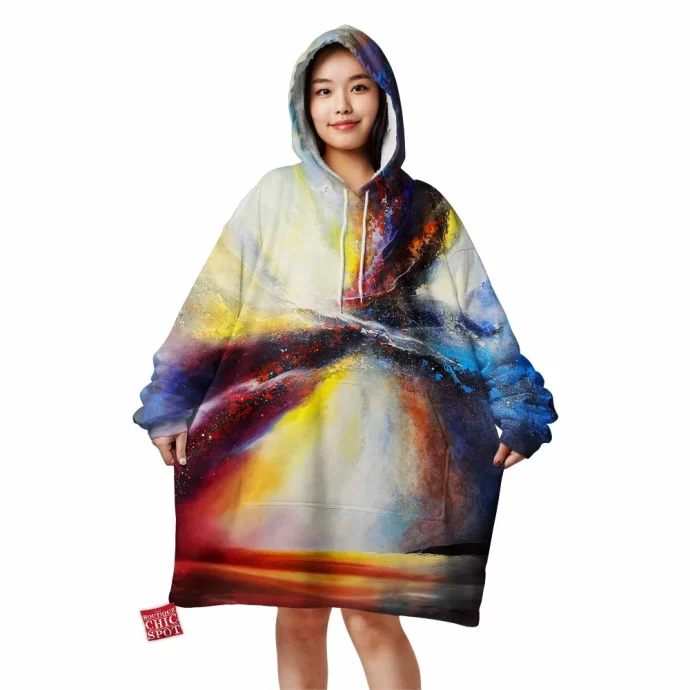 The Eye Of The Storm Blanket Hoodie