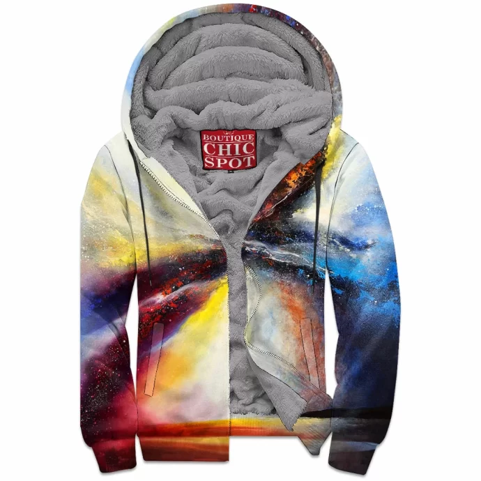 The Eye Of The Storm Zip Fleece Hoodie