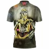 C-3po Polo Shirt, Sci-Fi Polo Shirt, Star Wars Polo Shirt