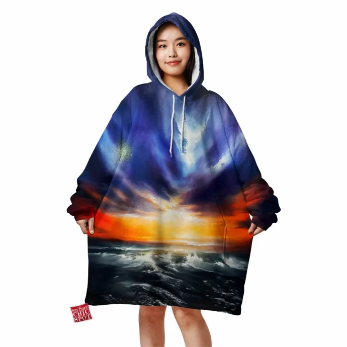 Blue Thunder Blanket Hoodie