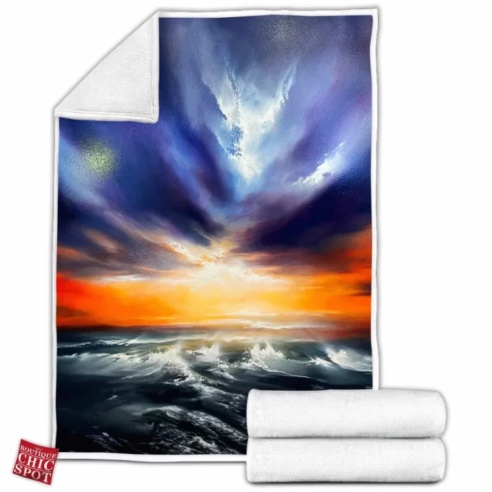 Blue Thunder Fleece Blanket