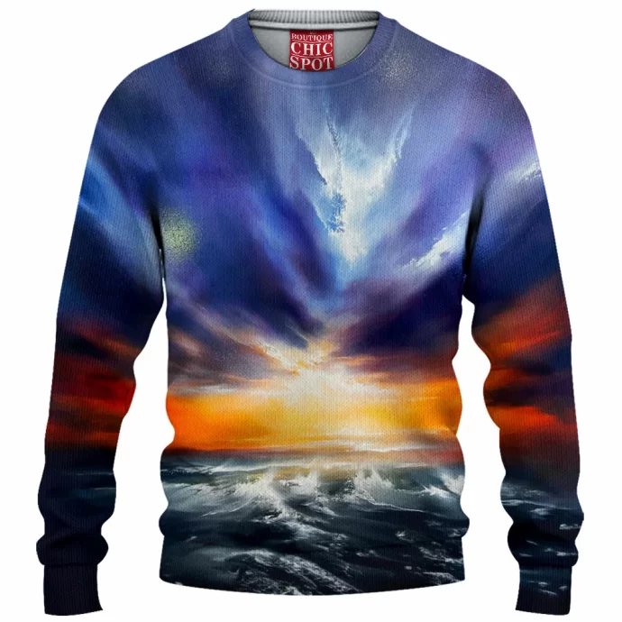 Blue Thunder Knitted Sweater