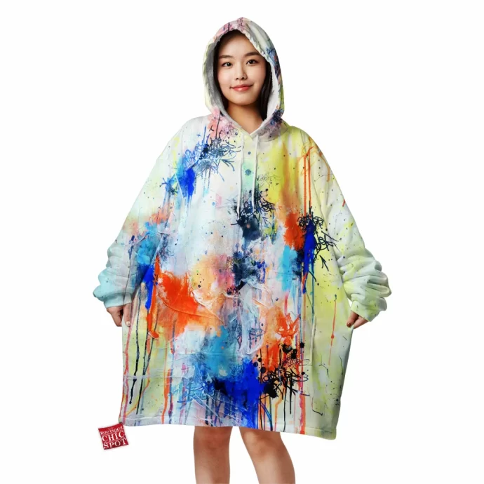 Watercolor Blanket Hoodie