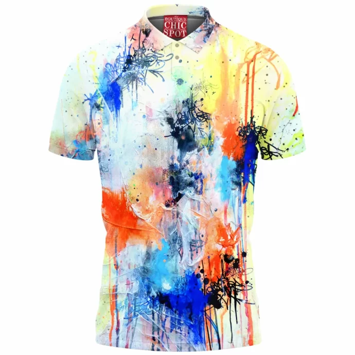 Watercolor Polo Shirt