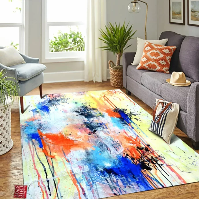 Watercolor Rectangle Rug