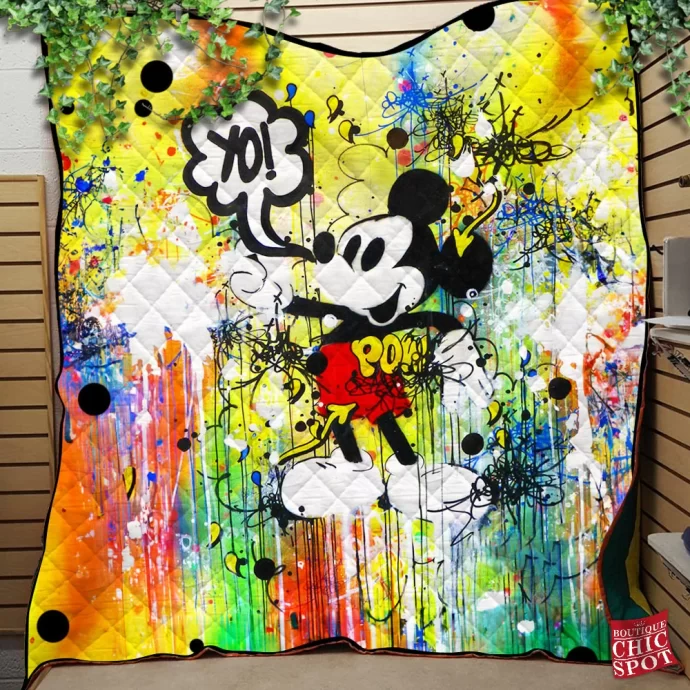 Mickey Mouse Quilt Blanket