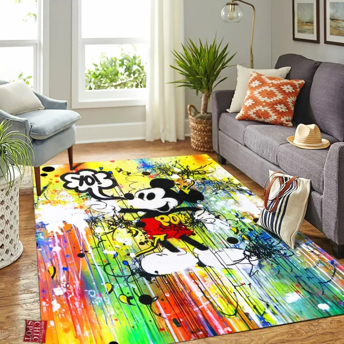 Mickey Mouse Rectangle Rug