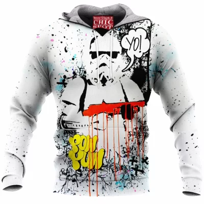 Sci-Fi Fleece-Hoodie, Star Wars Fleece-Hoodie, Stormtrooper Fleece-Hoodie