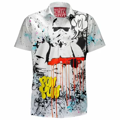 Sci-Fi Hawaiian-Shirt, Star Wars Hawaiian-Shirt, Stormtrooper Hawaiian-Shirt