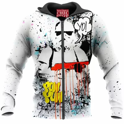 Sci-Fi Zip-Hoodie, Star Wars Zip-Hoodie, Stormtrooper Zip-Hoodie