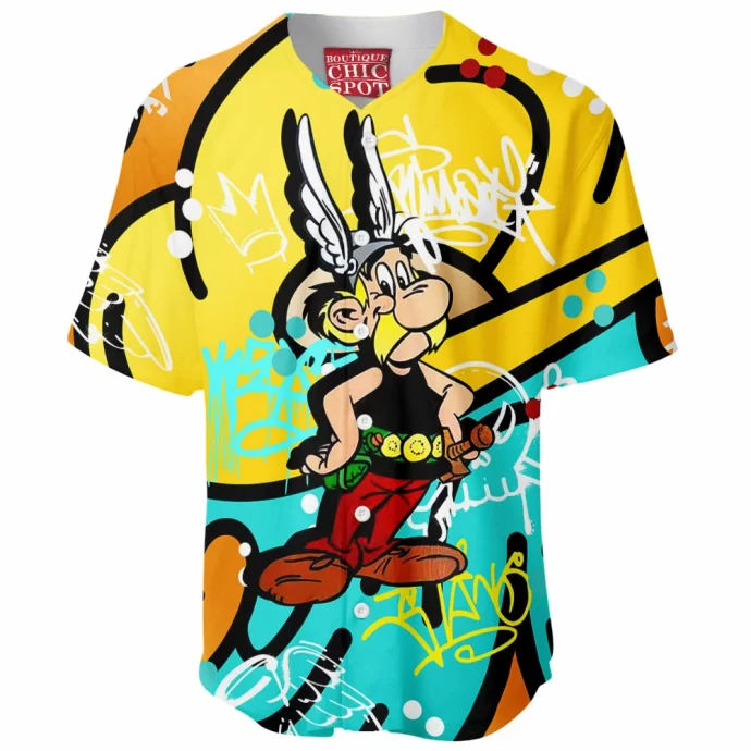 Asterix and Obelix Baseball Jersey