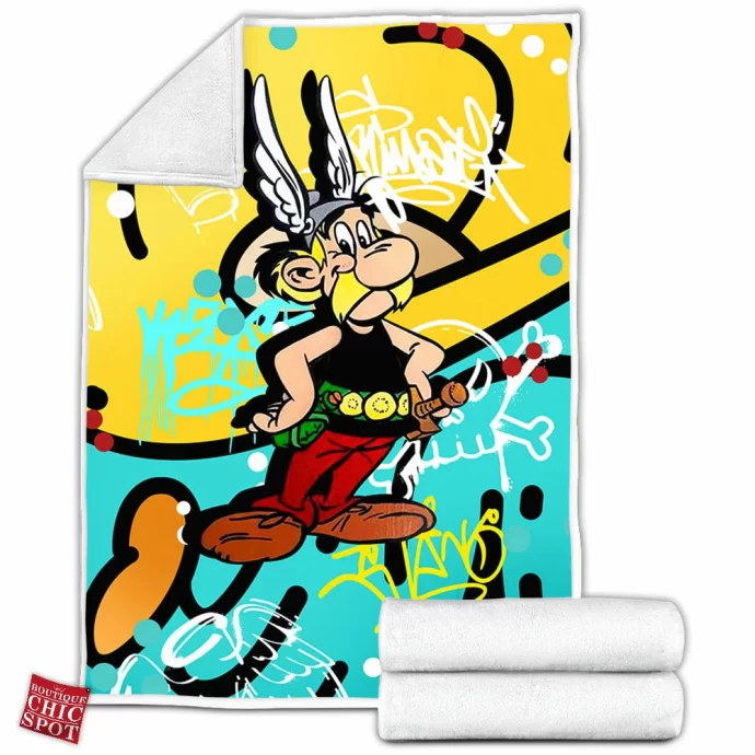 Asterix and Obelix Fleece Blanket