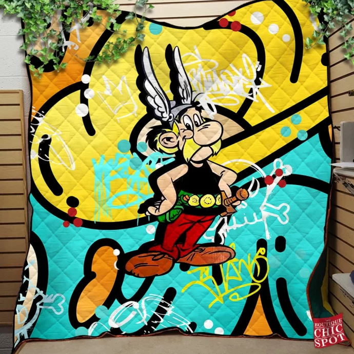 Asterix and Obelix Quilt Blanket