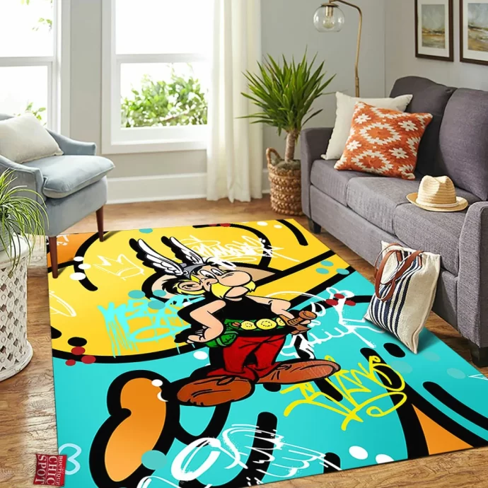 Asterix and Obelix Rectangle Rug