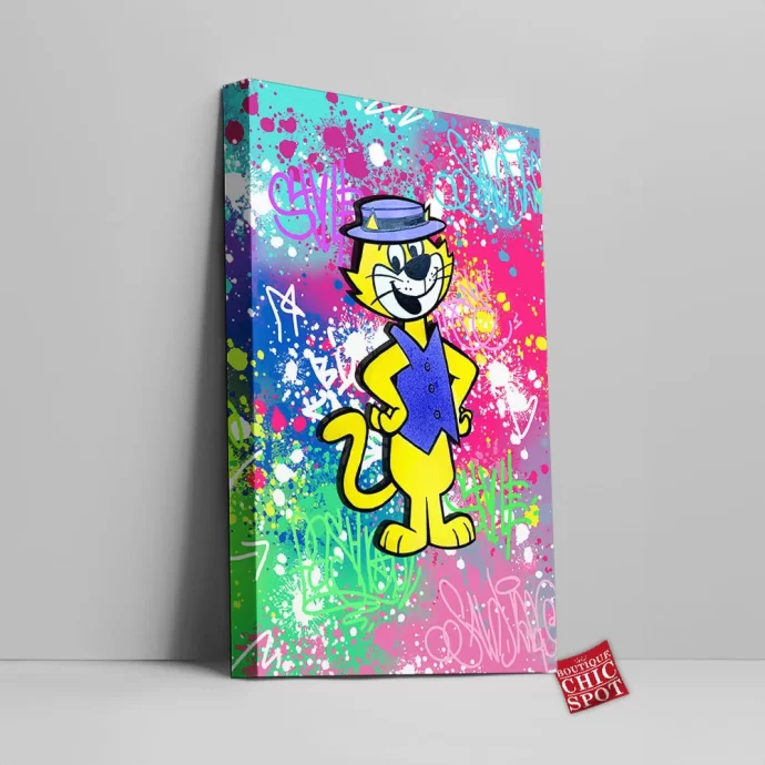 Top Cat,Meow Canvas Wall Art