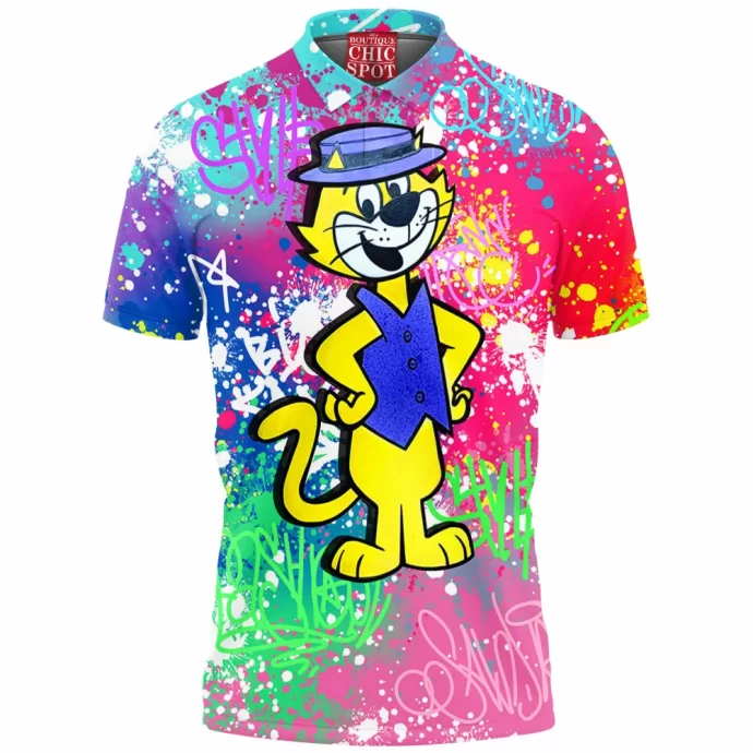 Top Cat,Meow Polo Shirt