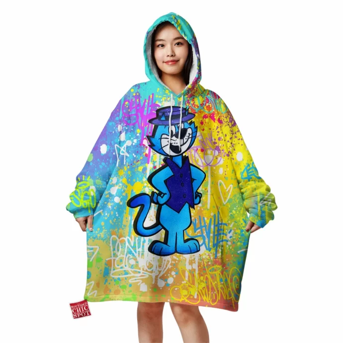 Top Cat,Meow Blanket Hoodie