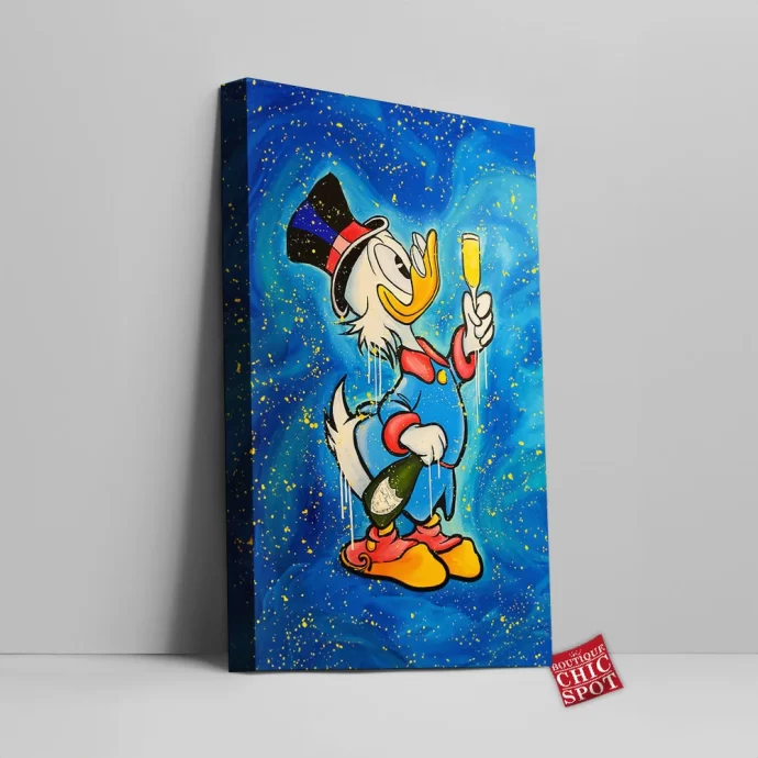 Scrooge McDuck Canvas Wall Art