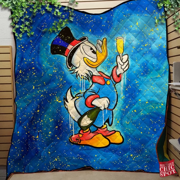 Scrooge McDuck Quilt Blanket