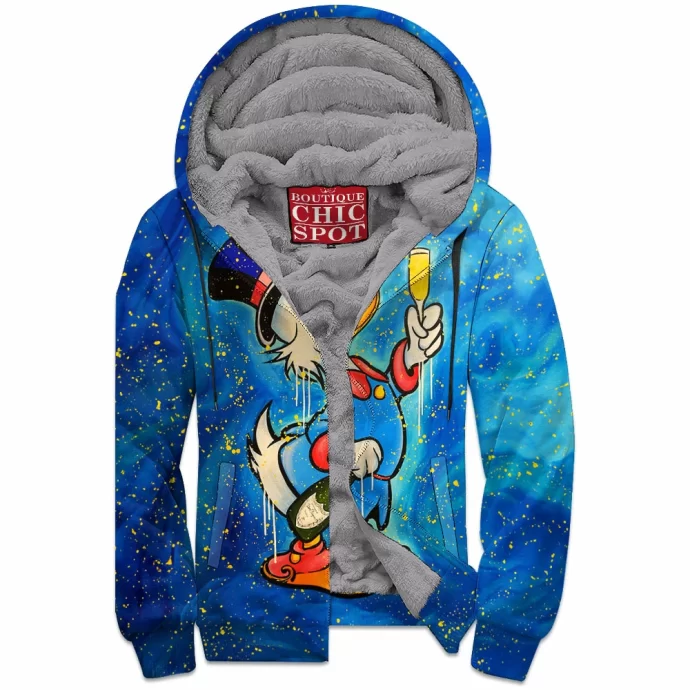 Scrooge McDuck Zip Fleece Hoodie