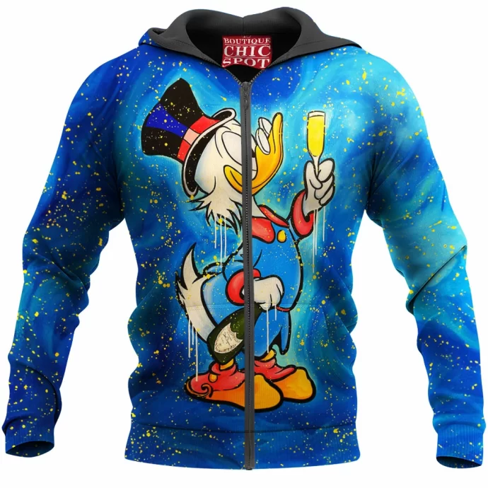 Scrooge McDuck Zip Hoodie