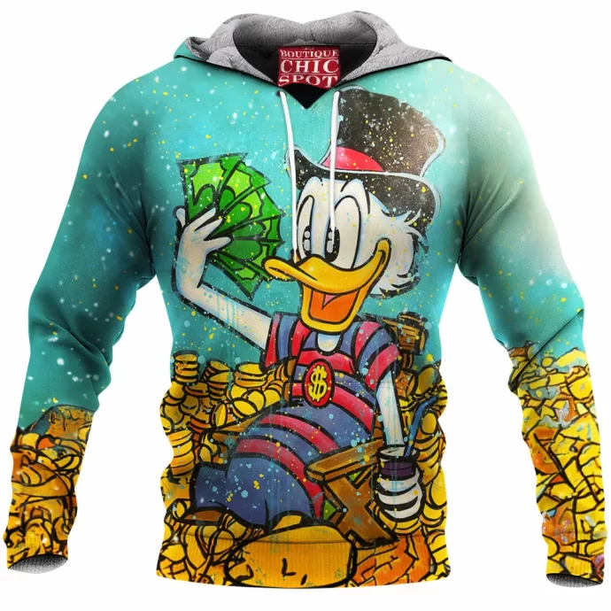 Scrooge McDuck Fleece Hoodie