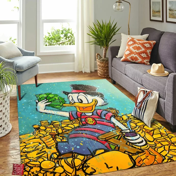 Scrooge McDuck Rectangle Rug