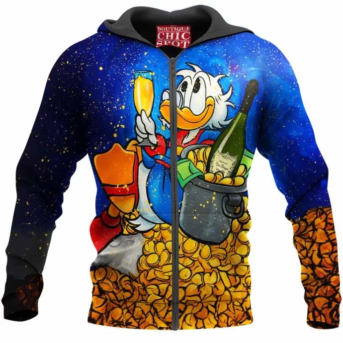 Scrooge McDuck Zip Hoodie