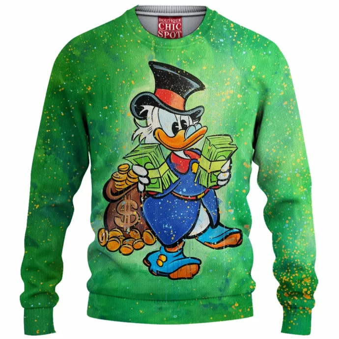 Scrooge McDuck Knitted Sweater