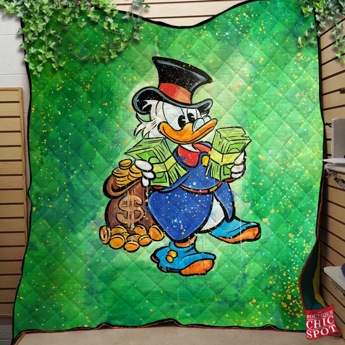 Scrooge McDuck Quilt Blanket