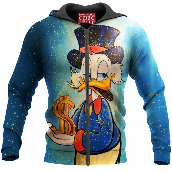 Scrooge McDuck Zip Hoodie