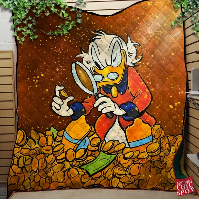 Scrooge McDuck Quilt Blanket