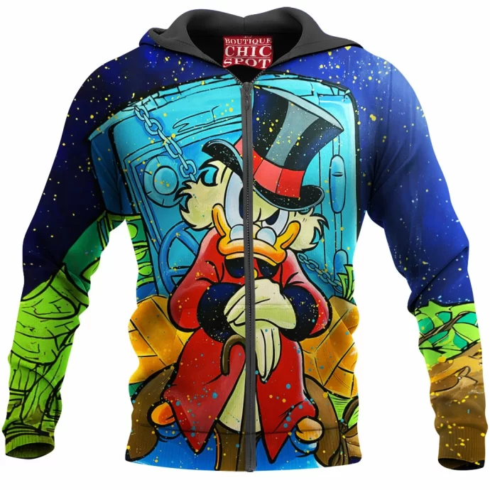 Scrooge McDuck Zip Hoodie