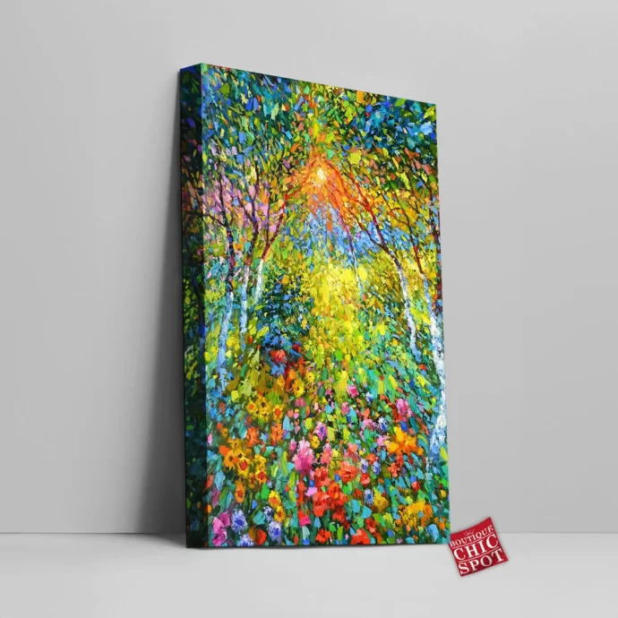 Summer Shadows Canvas Wall Art