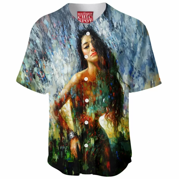 Abstract Woman Baseball Jersey