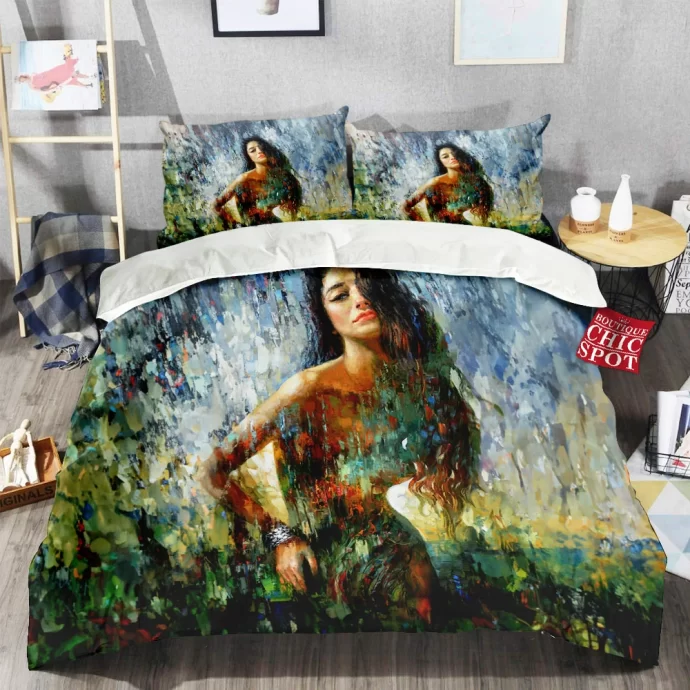 Abstract Woman Bedding Set